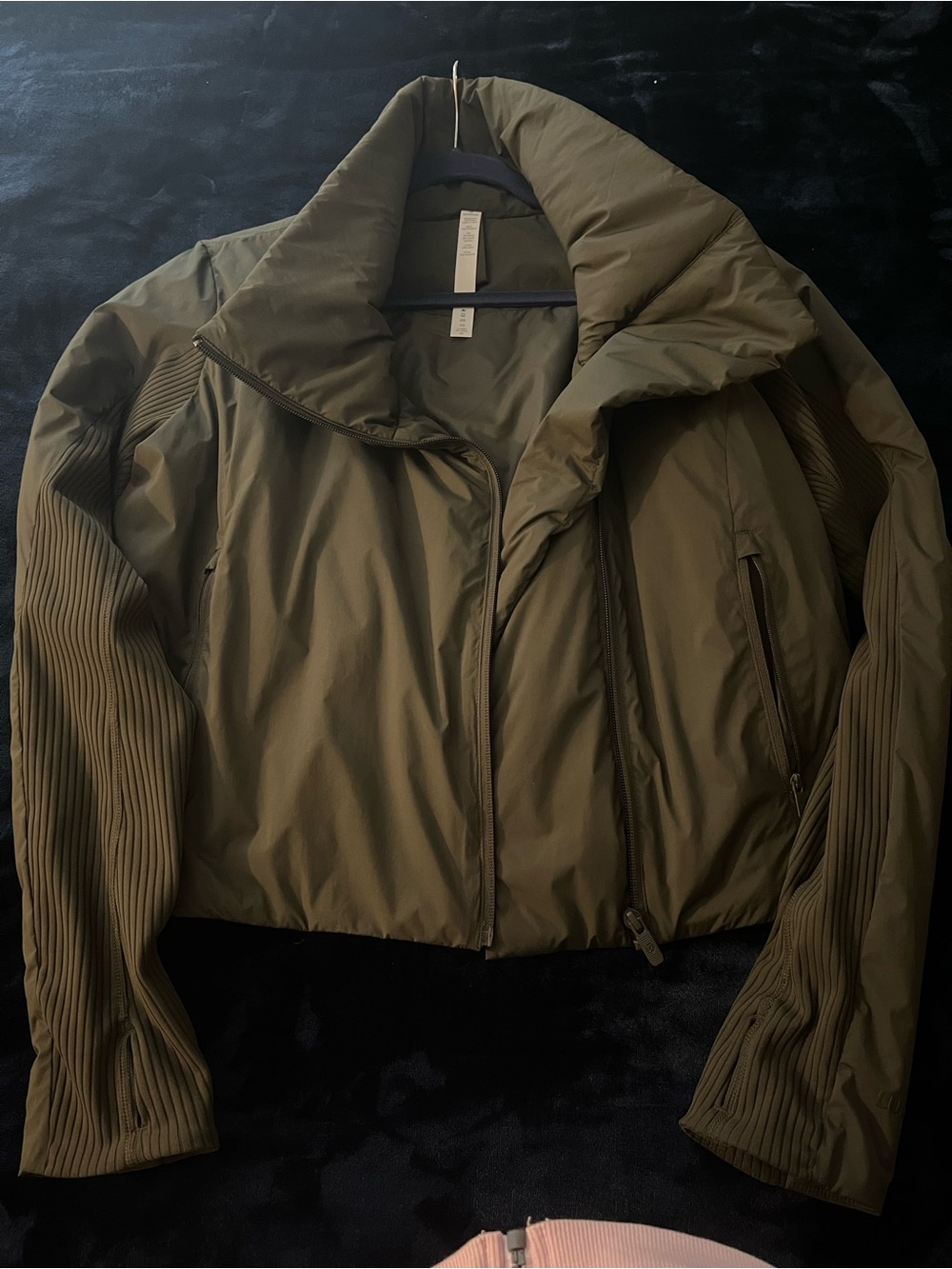 Lightweight Olive Green Women's Workout Jacket